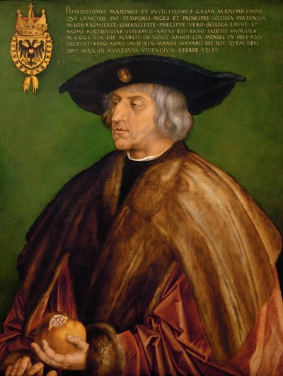 Maximilian I, Holy Roman Emperor by Albrecht Dürer